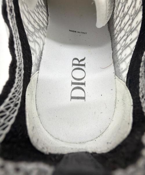 Christian Dior（クリスチャン ディオール）Christian Dior (クリスチャン ディオール) ローカットスニーカー ブラック×ホワイト サイズ:SIZE 43(28cm）の古着・服飾アイテム
