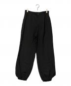 Yohji Yamamoto pour hommeヨウジヤマモト プールオム）の古着「シルクスラックス」｜ブラック