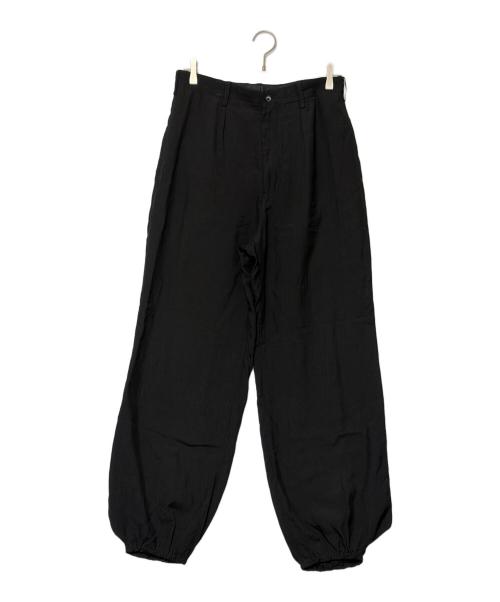 Yohji Yamamoto pour homme（ヨウジヤマモト プールオム）Yohji Yamamoto pour homme (ヨウジヤマモト プールオム) シルクスラックス ブラック サイズ:SIZE Mの古着・服飾アイテム