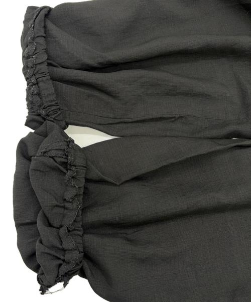 Yohji Yamamoto pour homme（ヨウジヤマモト プールオム）Yohji Yamamoto pour homme (ヨウジヤマモト プールオム) シルクスラックス ブラック サイズ:SIZE Mの古着・服飾アイテム