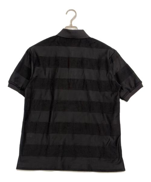 LACOSTE（ラコステ）LACOSTE (ラコステ) 半袖ポロシャツ ブラック サイズ:SIZE 3（M) 未使用品の古着・服飾アイテム