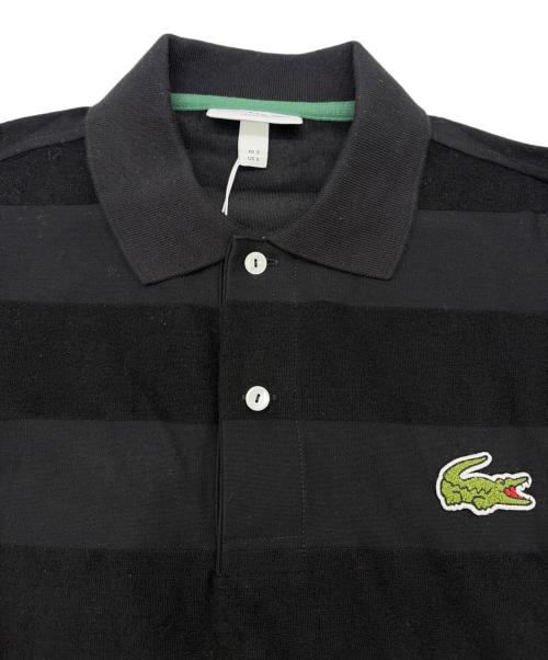 LACOSTE（ラコステ）LACOSTE (ラコステ) 半袖ポロシャツ ブラック サイズ:SIZE 3（M) 未使用品の古着・服飾アイテム