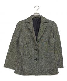 BURBERRY LONDON（バーバリーロンドン）の古着「シルクテーラードジャケット」｜グレー