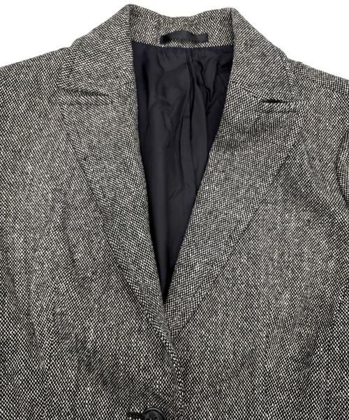 BURBERRY LONDON（バーバリーロンドン）BURBERRY LONDON (バーバリーロンドン) シルクテーラードジャケット グレー サイズ:SIZE 40（M)の古着・服飾アイテム