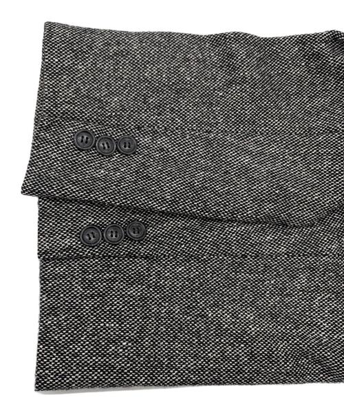 BURBERRY LONDON（バーバリーロンドン）BURBERRY LONDON (バーバリーロンドン) シルクテーラードジャケット グレー サイズ:SIZE 40（M)の古着・服飾アイテム