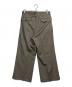 AURALEE (オーラリー) WOOL SILK HERRINGBONE WIDE SLACKS ブラウン サイズ:SIZE 4：15000円