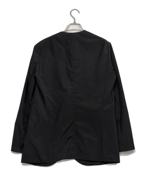 NO CONTROL AIR（ノーコントロールエアー）no control air (ノーコントロールエアー) ポリエステル リンクルタフタ ノーカラージャケット ブラック サイズ:SIZE Mの古着・服飾アイテム