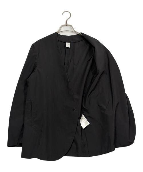 NO CONTROL AIR（ノーコントロールエアー）no control air (ノーコントロールエアー) ポリエステル リンクルタフタ ノーカラージャケット ブラック サイズ:SIZE Mの古着・服飾アイテム