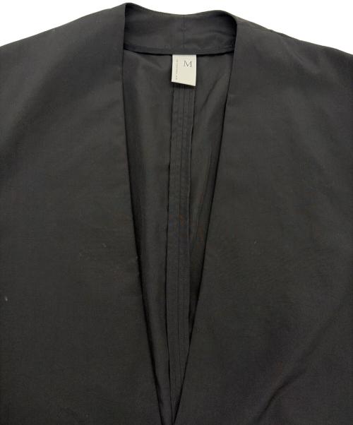 NO CONTROL AIR（ノーコントロールエアー）no control air (ノーコントロールエアー) ポリエステル リンクルタフタ ノーカラージャケット ブラック サイズ:SIZE Mの古着・服飾アイテム