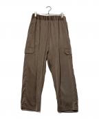 NO CONTROL AIRノーコントロールエアー）の古着「２タックテーパードパンツ」｜ブラウン
