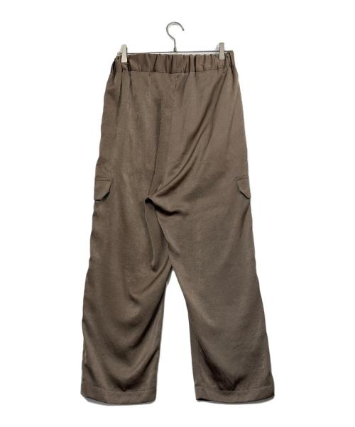 NO CONTROL AIR（ノーコントロールエアー）no control air (ノーコントロールエアー) ２タックテーパードパンツ ブラウン サイズ:SIZE Mの古着・服飾アイテム