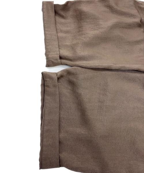 NO CONTROL AIR（ノーコントロールエアー）no control air (ノーコントロールエアー) ２タックテーパードパンツ ブラウン サイズ:SIZE Mの古着・服飾アイテム