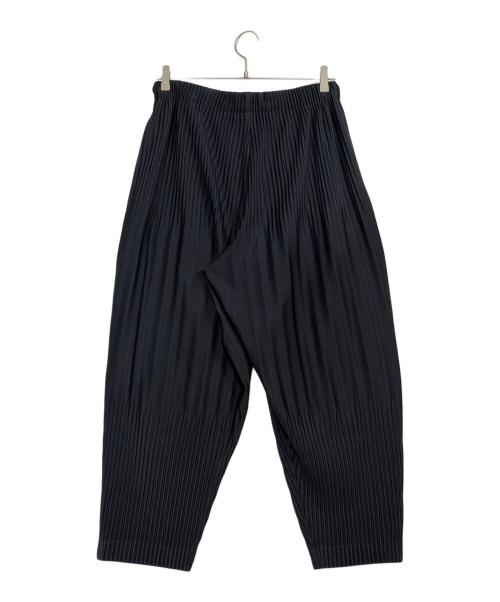 HOMME PLISSE ISSEY MIYAKE（オム プリッセ イッセイ ミヤケ）HOMME PLISSE ISSEY MIYAKE (オム プリッセ イッセイ ミヤケ) プリーツパンツ ネイビー サイズ:SIZE 1の古着・服飾アイテム