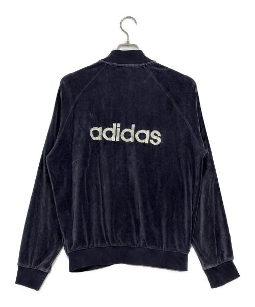 adidas Originals（アディダスオリジナル）adidas originals (アディダスオリジナル) ベロアトラックジャケット ネイビー サイズ:SIZE Lの古着・服飾アイテム