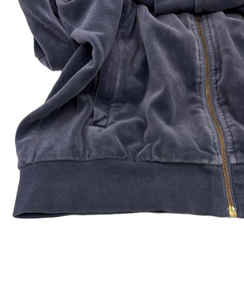 adidas Originals（アディダスオリジナル）adidas originals (アディダスオリジナル) ベロアトラックジャケット ネイビー サイズ:SIZE Lの古着・服飾アイテム