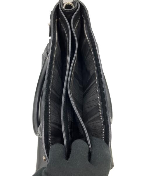 Salvatore Ferragamo（サルヴァトーレ フェラガモ）Salvatore Ferragamo (サルヴァトーレ フェラガモ) ダブルガンチーニ 2WAYトートバッグ ブラックの古着・服飾アイテム