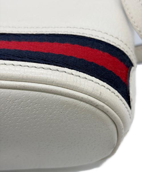 GUCCI（グッチ）GUCCI (グッチ) スモールバケットバッグ ホワイトの古着・服飾アイテム