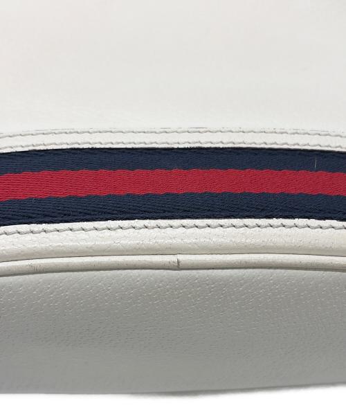 GUCCI（グッチ）GUCCI (グッチ) スモールバケットバッグ ホワイトの古着・服飾アイテム