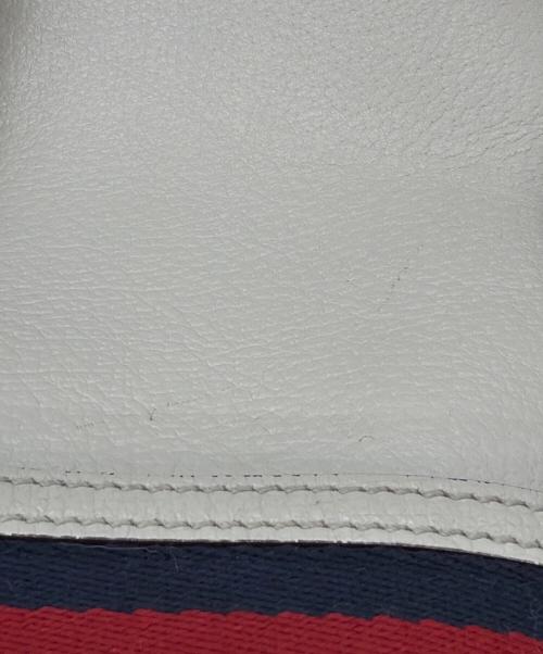 GUCCI（グッチ）GUCCI (グッチ) スモールバケットバッグ ホワイトの古着・服飾アイテム