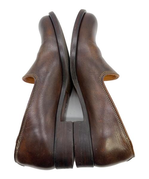 MOTO（モト）MOTO (モト) レザースリッポン ブラウン サイズ:SIZE 2（24cm）の古着・服飾アイテム