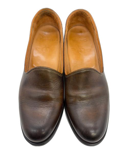 MOTO（モト）MOTO (モト) レザースリッポン ブラウン サイズ:SIZE 2（24cm）の古着・服飾アイテム