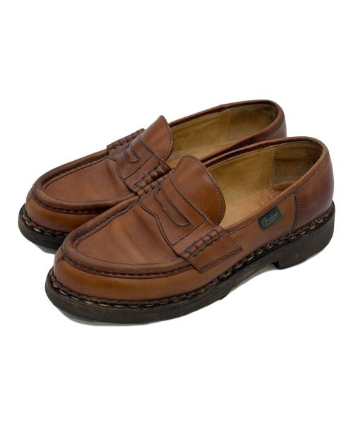 PARABOOT（パラブーツ）PARABOOT (パラブーツ) コインローファー ブラウン サイズ:SIZE 23.5cmの古着・服飾アイテム