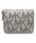 MICHAEL KORS (マイケル・コース) ラウンドファスナー財布 ホワイト：5000円