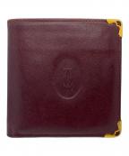 Cartierカルティエ）の古着「2つ折り財布」｜レッド