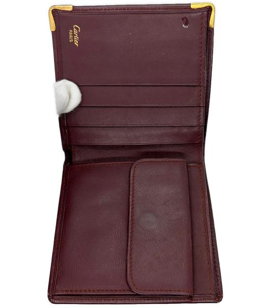 Cartier（カルティエ）Cartier (カルティエ) 2つ折り財布 レッドの古着・服飾アイテム