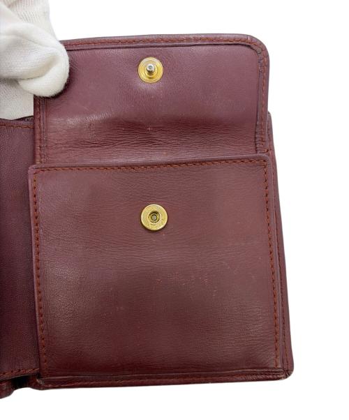 Cartier（カルティエ）Cartier (カルティエ) 2つ折り財布 レッドの古着・服飾アイテム