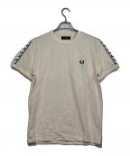 FRED PERRYフレッドペリー）の古着「半袖Tシャツ」｜アイボリー