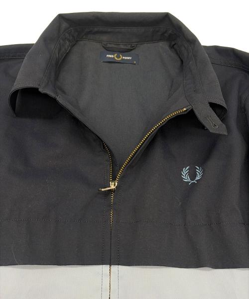 FRED PERRY（フレッドペリー）FRED PERRY (フレッドペリー) パネルドキャバンジャケット ネイビー サイズ:SIZE Mの古着・服飾アイテム