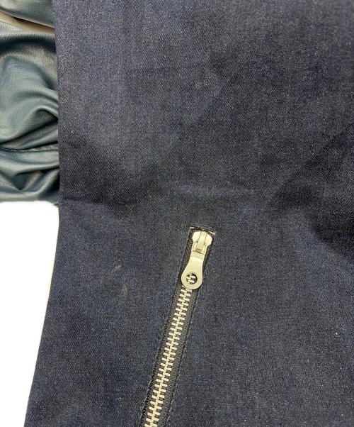 NO ID.（ノーアイディー）NO ID. (ノーアイディー) デニム切替ジャケット インディゴ サイズ:SIZE Lの古着・服飾アイテム