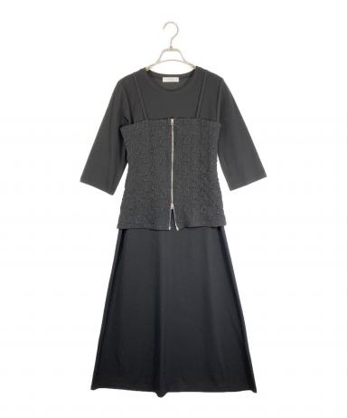 中古・古着通販】eimee law (エイミーロウ) ビスチェ付半袖ワンピース