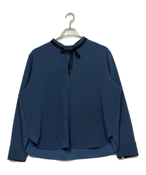 icB（アイシービー）icB (アイシービー) 長袖ブラウス ブルー サイズ:SIZE XLの古着・服飾アイテム