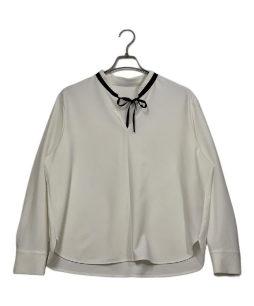 icB（アイシービー）icB (アイシービー) 長袖ブラウス ホワイト サイズ:SIZE XLの古着・服飾アイテム