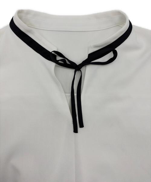icB（アイシービー）icB (アイシービー) 長袖ブラウス ホワイト サイズ:SIZE XLの古着・服飾アイテム