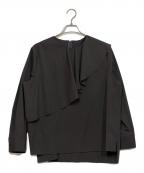 icBアイシービー）の古着「長袖ブラウス」｜グレー