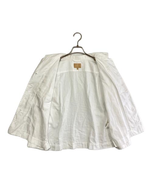 NIGEL CABOURN WOMAN（ナイジェルケーボン ウーマン）NIGEL CABOURN Woman (ナイジェルケーボン ウーマン) 長袖シャツ オフホワイト サイズ:Mの古着・服飾アイテム