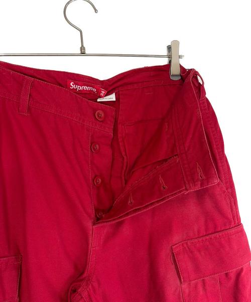 SUPREME（シュプリーム）Supreme (シュプリーム) カーゴパンツ レッド サイズ:SIZE 34（LL)の古着・服飾アイテム