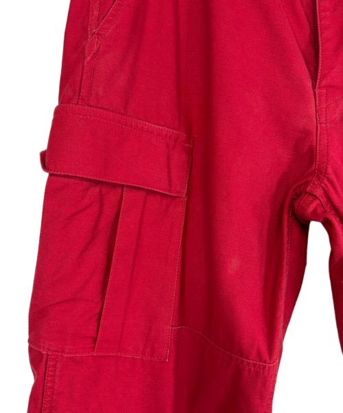 SUPREME（シュプリーム）Supreme (シュプリーム) カーゴパンツ レッド サイズ:SIZE 34（LL)の古着・服飾アイテム