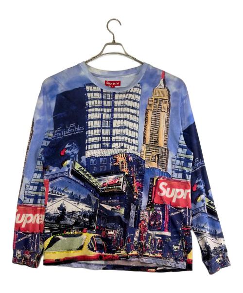 SUPREME（シュプリーム）Supreme (シュプリーム) Skyline Sequin L/S Tee マルチカラー サイズ:SIZE Mの古着・服飾アイテム