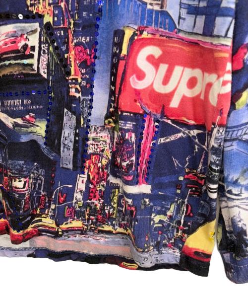 SUPREME（シュプリーム）Supreme (シュプリーム) Skyline Sequin L/S Tee マルチカラー サイズ:SIZE Mの古着・服飾アイテム