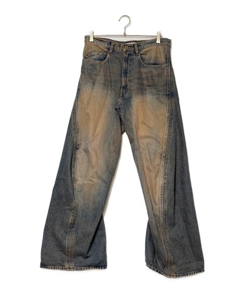 NVRFRGT（ネヴァーフォーゲット）NVRFRGT (ネヴァーフォーゲット) 3D Twisted Jeans インディゴ サイズ:SIZE 2（M)の古着・服飾アイテム