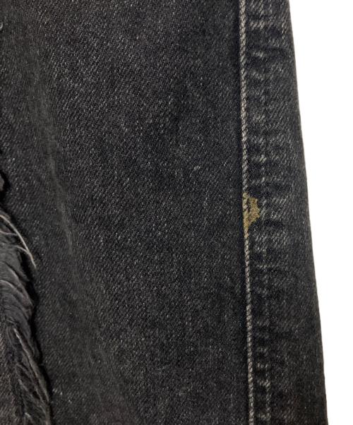 jieda（ジエダ）Jieda (ジエダ) SWITCHING OVER DENIM PANTS/スイッチング オーバー デニム パンツ ブラック サイズ:2の古着・服飾アイテム