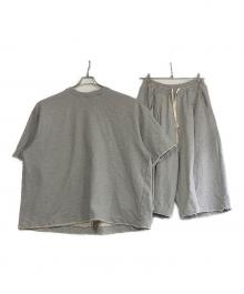 ANGLAN（アングラン）の古着「セットアップ」｜ライトグレー