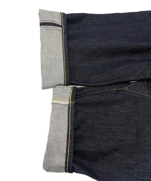 FUMITO GANRYU（フミトガンリュウ）FUMITO GANRYU (フミトガンリュウ) アシンメトリー 5ポケット サルエル デニムパンツ インディゴ サイズ:SIZE 2（M)の古着・服飾アイテム