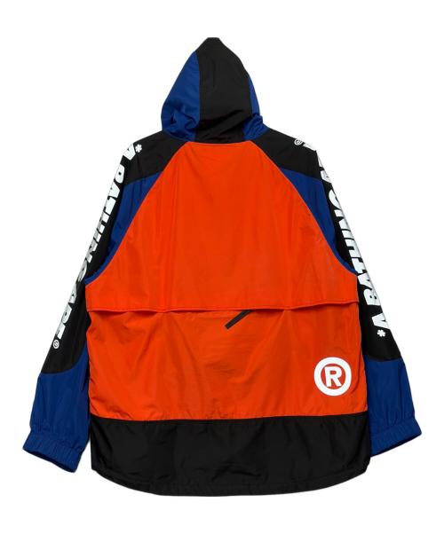 A BATHING APE（ア ベイシング エイプ）A BATHING APE (ア ベイシング エイプ) ナイロンパーカー オレンジ×ブルー サイズ:SIZE XLの古着・服飾アイテム