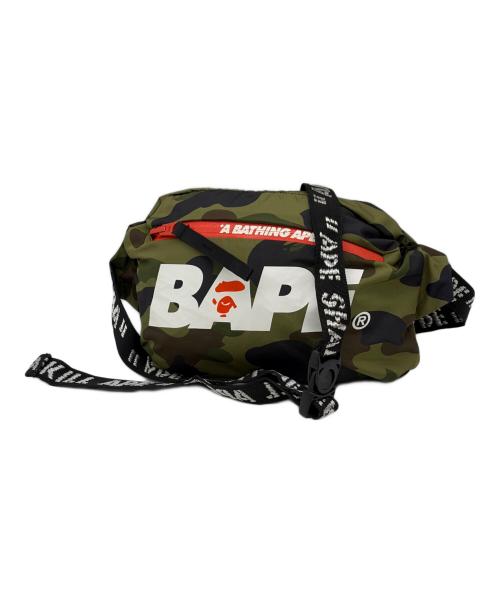 A BATHING APE（ア ベイシング エイプ）A BATHING APE (ア ベイシング エイプ) ナイロンパーカー オレンジ×ブルー サイズ:SIZE XLの古着・服飾アイテム