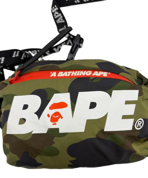 A BATHING APE（ア ベイシング エイプ）A BATHING APE (ア ベイシング エイプ) ナイロンパーカー オレンジ×ブルー サイズ:SIZE XLの古着・服飾アイテム
